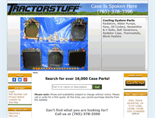 Tablet Screenshot of e-backhoeparts.com